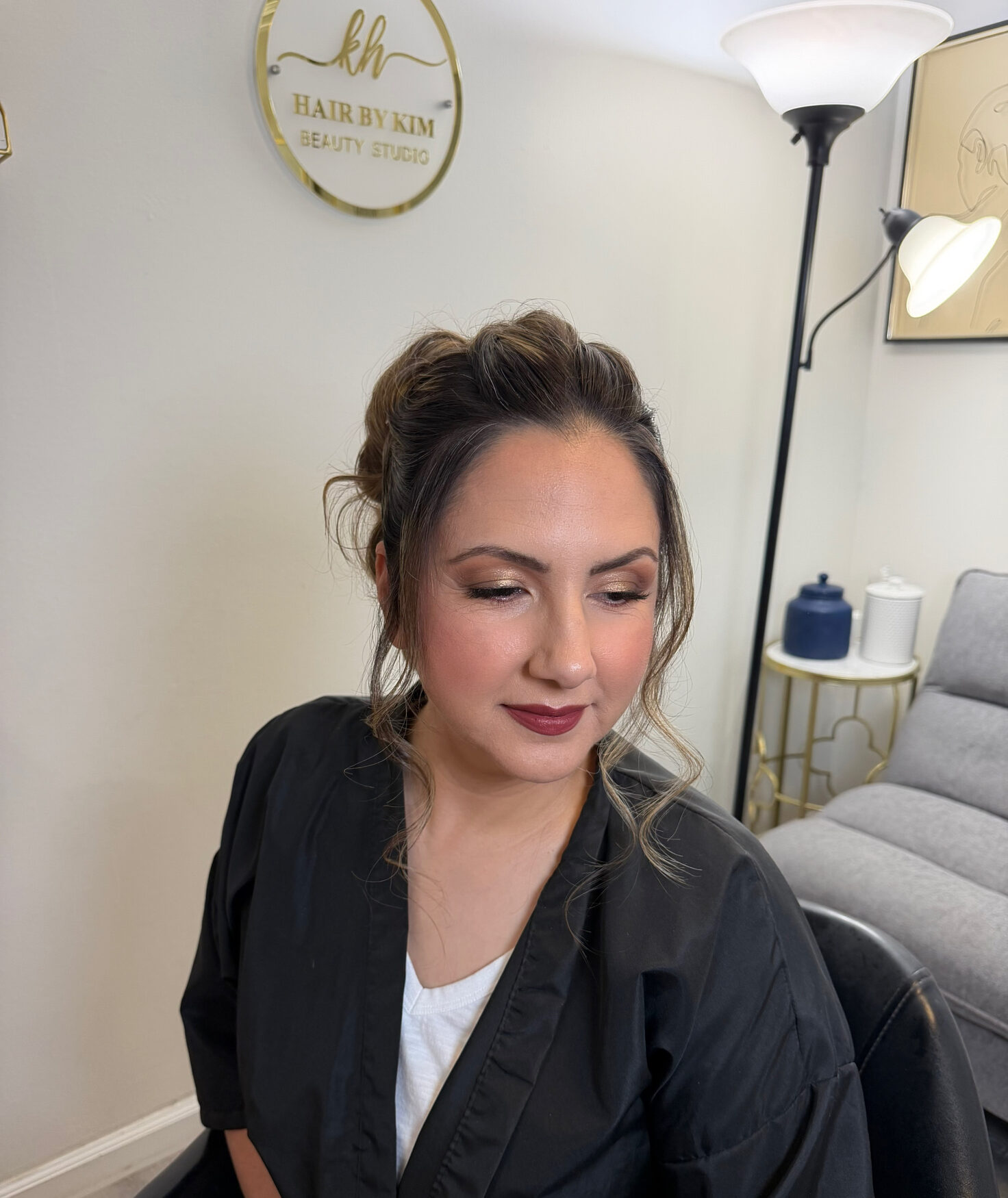 Bridal updo