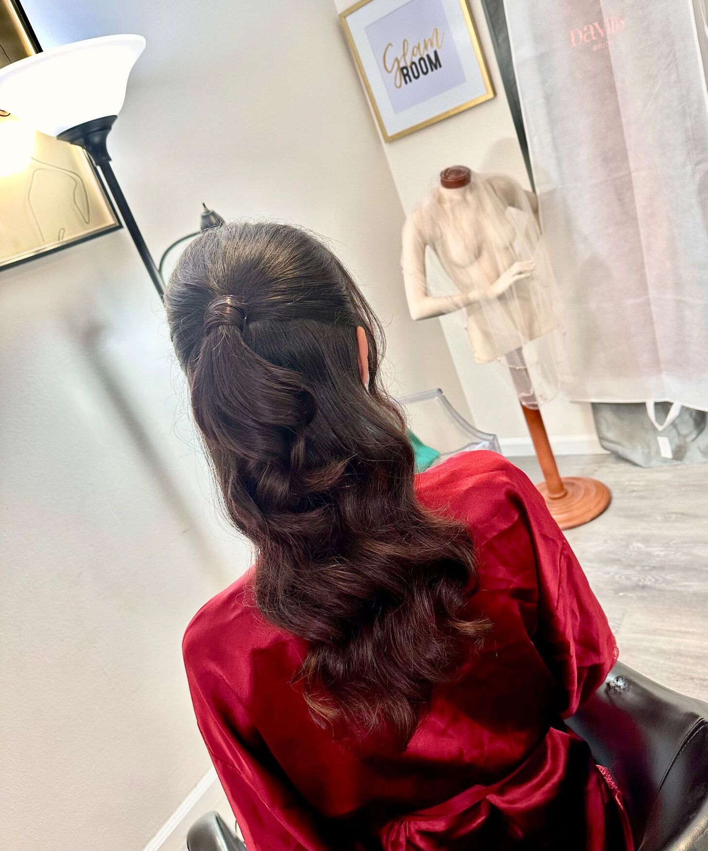 Bridal half-up