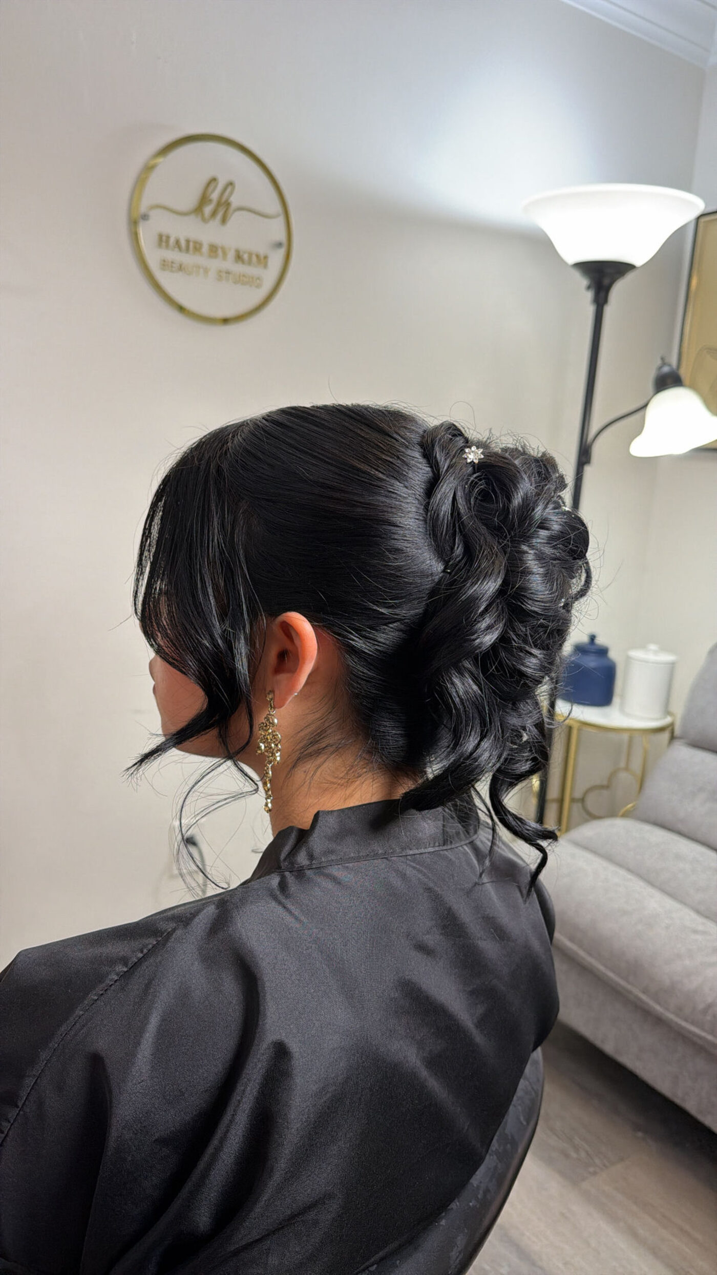 Evening updo